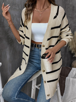 Load image into Gallery viewer, All-Match Striped Cardigan
