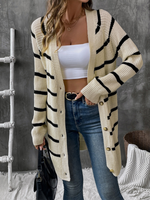 Load image into Gallery viewer, All-Match Striped Cardigan
