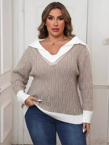 Curve Contrast Jumper