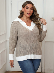 Curve Contrast Jumper