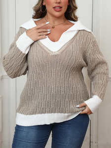 Curve Contrast Jumper