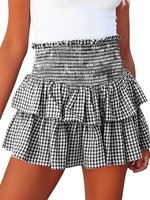 Load image into Gallery viewer, Plaid High Waist Skirt
