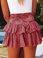 Load image into Gallery viewer, Plaid High Waist Skirt
