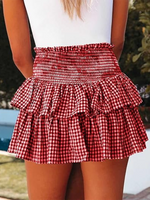 Load image into Gallery viewer, Plaid High Waist Skirt
