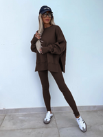 Load image into Gallery viewer, Leggings &amp; Oversized Sweater Set
