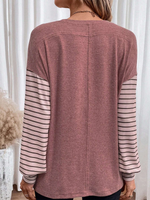 Load image into Gallery viewer, Over-Sized Striped Colour Collision T-Shirt
