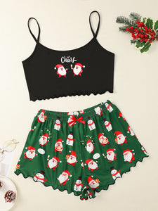 Christmas Two Piece Loungewear Set