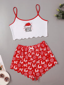 Christmas Two Piece Loungewear Set