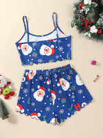 Load image into Gallery viewer, Christmas Two Piece Loungewear Set
