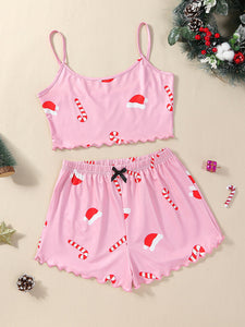 Christmas Two Piece Loungewear Set