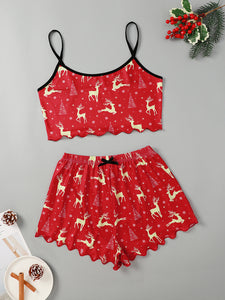 Christmas Two Piece Loungewear Set