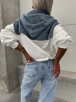 Load image into Gallery viewer, Washed Denim Look Hoody
