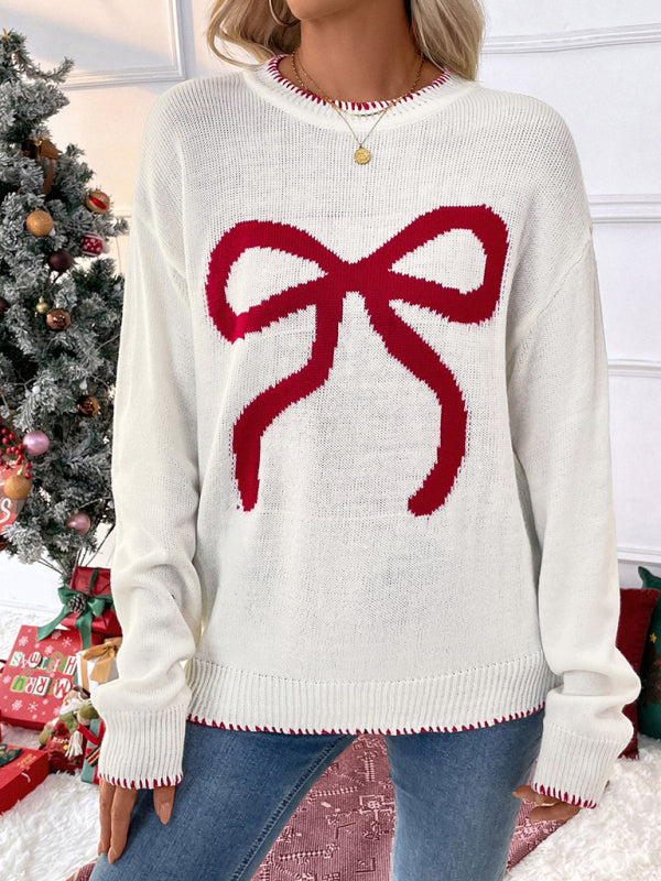 Loose Crewneck Christmas Sweater