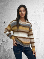 Load image into Gallery viewer, Vintage Rainbow Cashmere Jumper
