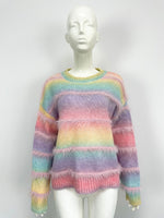 Load image into Gallery viewer, Vintage Rainbow Cashmere Jumper
