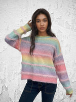 Load image into Gallery viewer, Vintage Rainbow Cashmere Jumper
