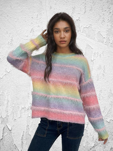 Vintage Rainbow Cashmere Jumper