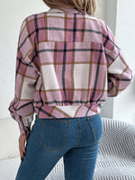 Load image into Gallery viewer, Cropped Plaid Jacket
