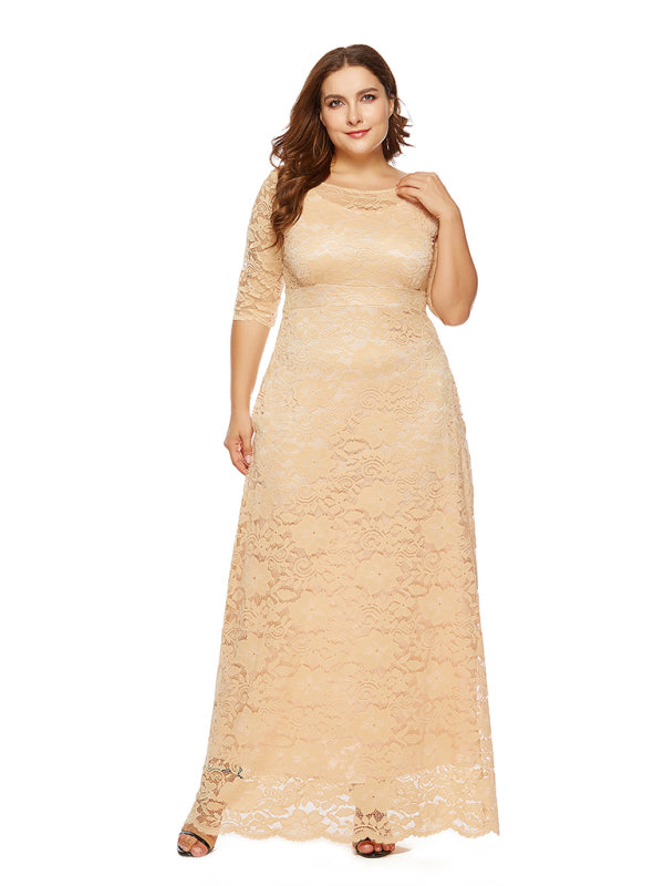 Curve Elegant Lace Dress