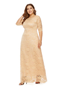 Curve Elegant Lace Dress