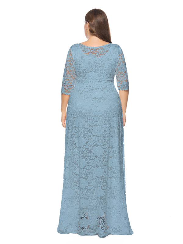 Curve Elegant Lace Dress