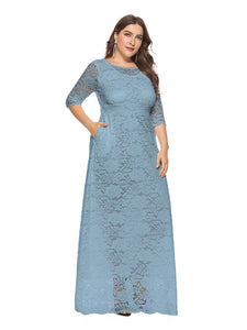 Curve Elegant Lace Dress