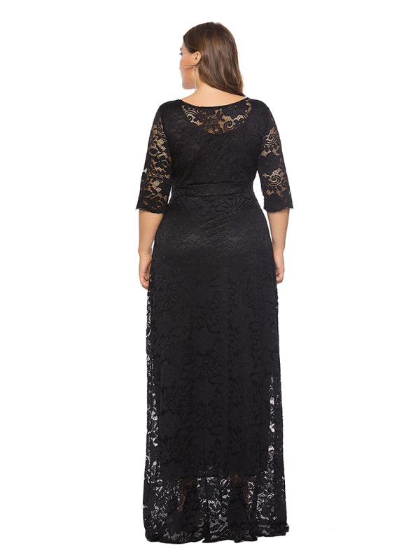 Curve Elegant Lace Dress