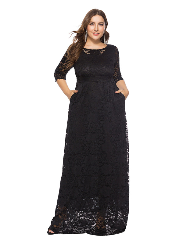 Curve Elegant Lace Dress