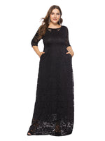 Load image into Gallery viewer, Curve Elegant Lace Dress
