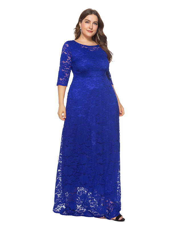 Curve Elegant Lace Dress