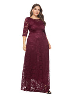 Load image into Gallery viewer, Curve Elegant Lace Dress
