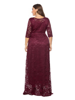 Load image into Gallery viewer, Curve Elegant Lace Dress
