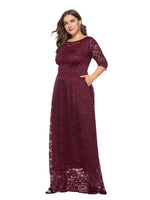 Load image into Gallery viewer, Curve Elegant Lace Dress
