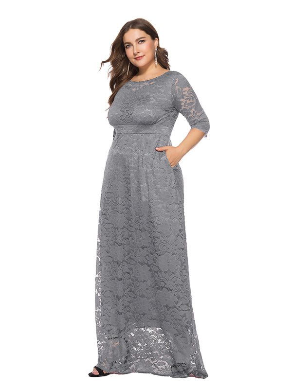 Curve Elegant Lace Dress