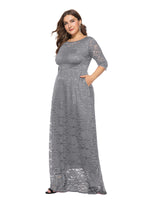 Load image into Gallery viewer, Curve Elegant Lace Dress
