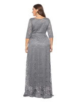 Load image into Gallery viewer, Curve Elegant Lace Dress
