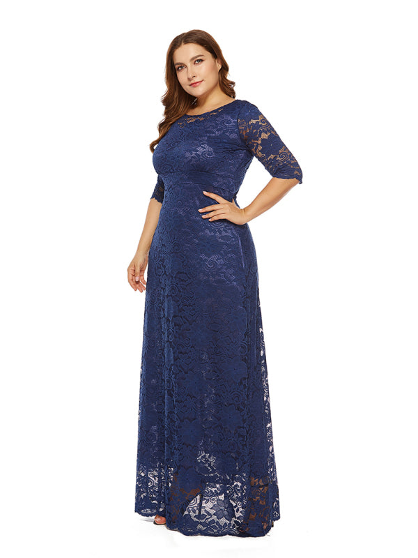 Curve Elegant Lace Dress