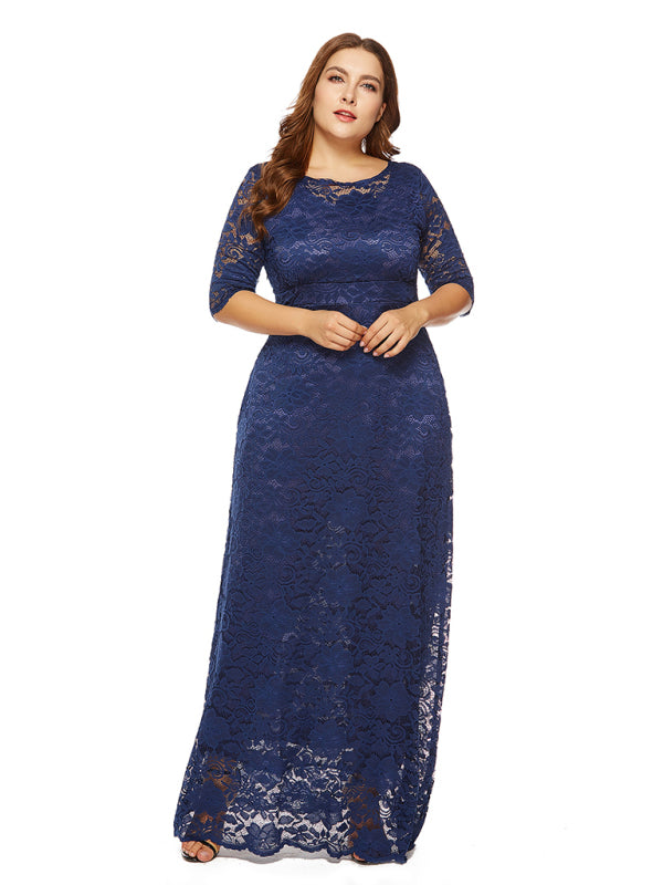 Curve Elegant Lace Dress