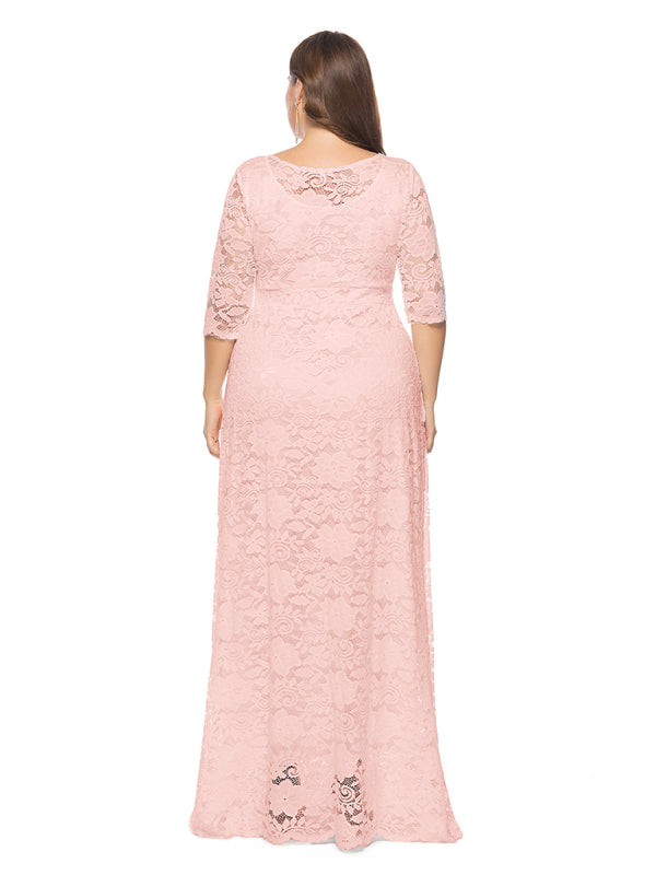 Curve Elegant Lace Dress