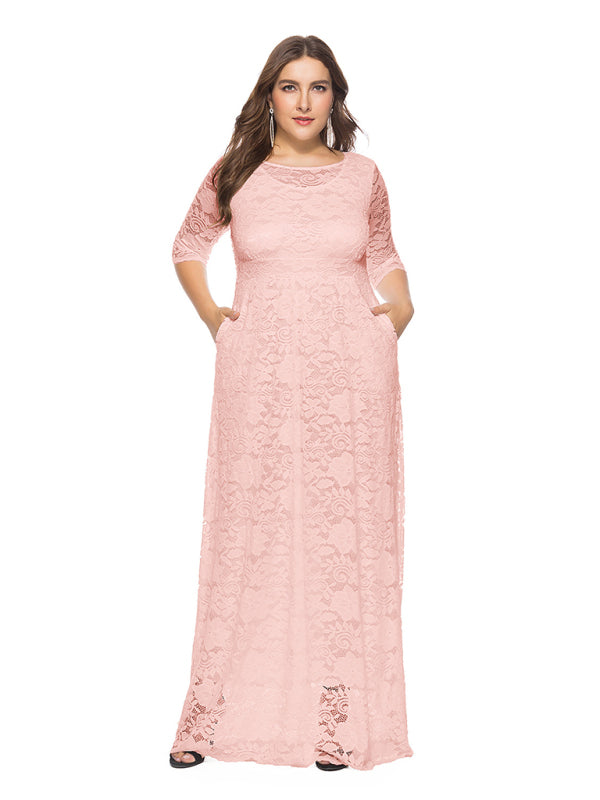 Curve Elegant Lace Dress