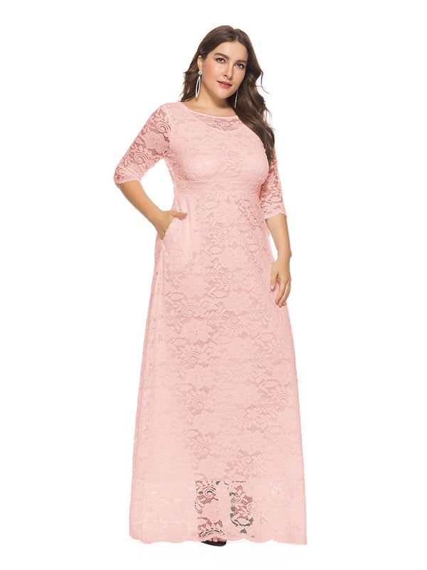 Curve Elegant Lace Dress