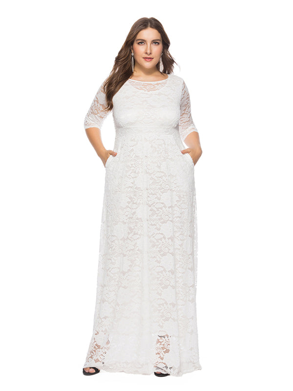 Curve Elegant Lace Dress