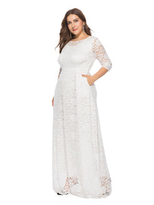 Curve Elegant Lace Dress