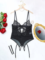 Load image into Gallery viewer, Curve Lace Bodysuit Set
