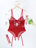 Load image into Gallery viewer, Curve Lace Bodysuit Set
