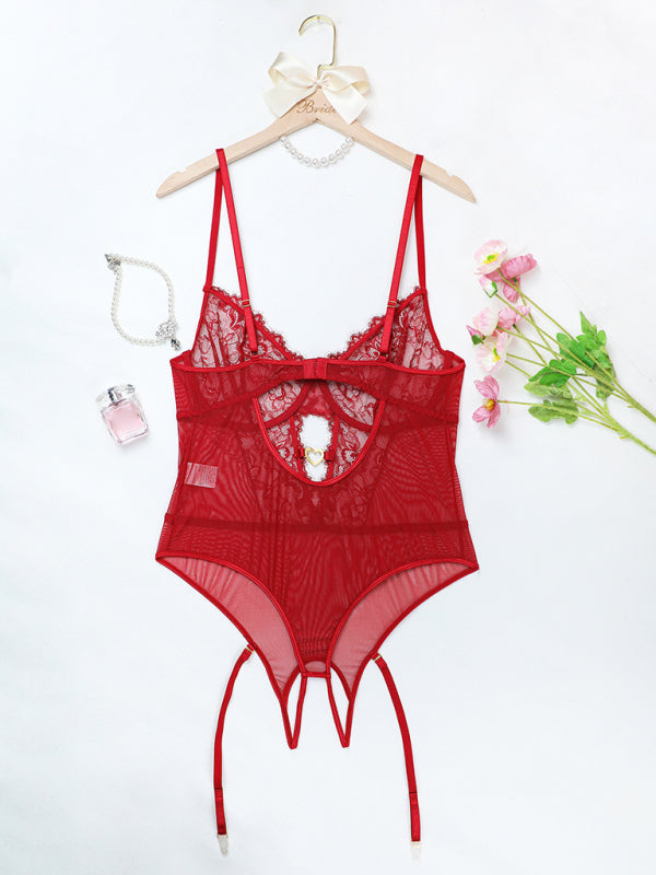 Curve Lace Bodysuit Set