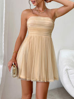 Load image into Gallery viewer, Short Strapless Evening Dress
