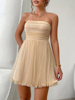 Load image into Gallery viewer, Short Strapless Evening Dress
