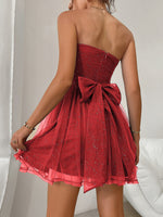 Load image into Gallery viewer, Short Strapless Evening Dress
