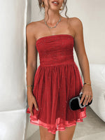 Load image into Gallery viewer, Short Strapless Evening Dress
